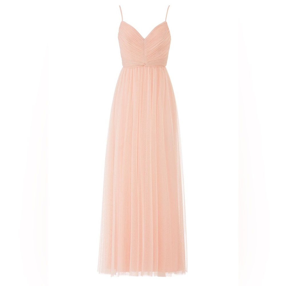 Amsale Black Tulle Gown - Size 8